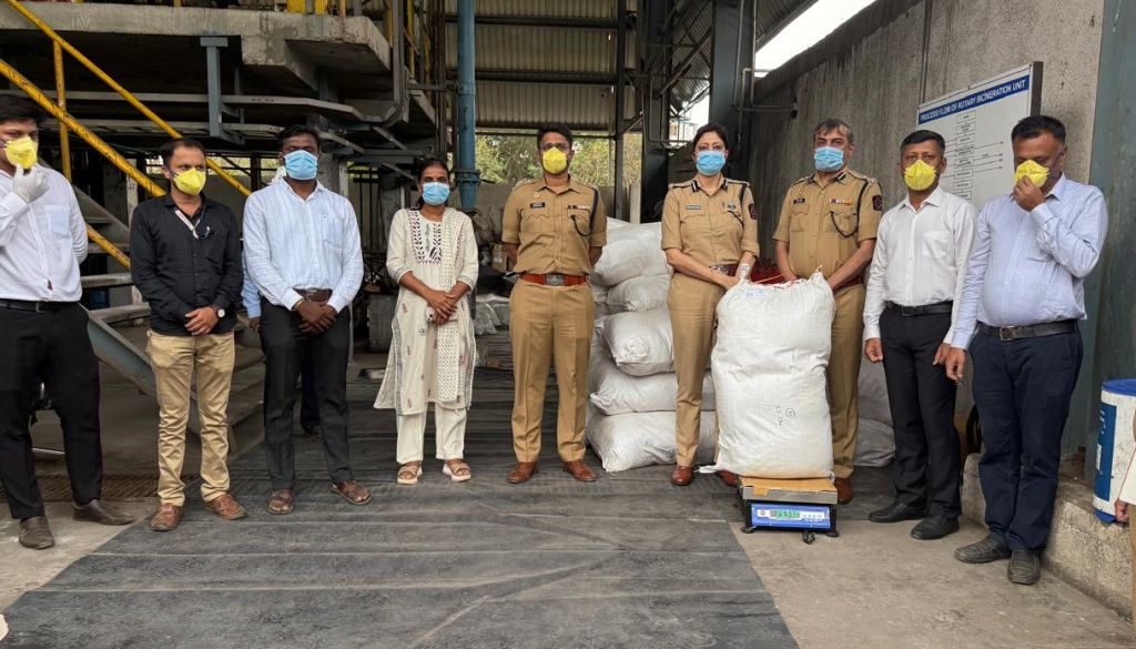 Rs 48 Lakh Worth Ganja Destroyed by Maharashtra Police in Ranjangaon