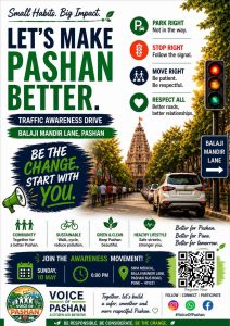 Voice of Pashan to Hold Traffic Etiquette Awareness Campaign on May 10