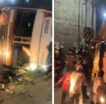 Another Fatal Accident Near Pune’s Navale Bridge: Cement Mixer Overturns,  Motorcyclist Dead