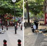Pune: Encroached Footpaths Force Pedestrians Onto Roads at Aundh’s Parihar Chowk