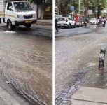 Fergusson College Road Pipeline Burst Wastes Thousands of Litres Amid Pune Water Cuts