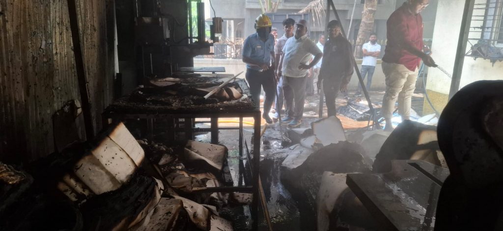 Fire at Disposable Plate Factory Damages Flats