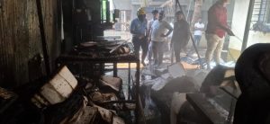Fire at Disposable Plate Factory Damages Flats