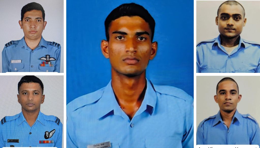 Five IAF Personnel Killed in AN-32 Aircraft Crash During Training Sortie in Assam