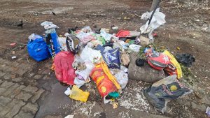 Garbage Continues to Pile Up Near Jain Township in Hadapsar