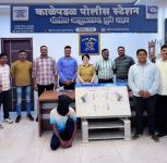 Pune: Kalepadal Police Arrest Three, Including Externed Criminal; Two Country-Made Pistols and Live Cartridges Seized
