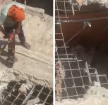 Pune: Gas Cutters, Manual Labour Used as PCMC Resumes Demolition of Illegal Phugewadi Structure Linked to Hooch Tragedy Accused on Second Day