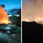 Pune : Massive Blaze Guts Illegal Scrap Warehouses in Kudalwadi; Firefighters Battle Flames for Hours