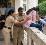 NEET Candidate Caught with Phone Attempts to Jump from Railing at Pune Centre; Allowed to Complete Exam After Drama