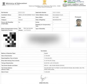 Nagpur NEET Aspirant Allotted Abu Dhabi Centre, Family Seeks NTA Intervention