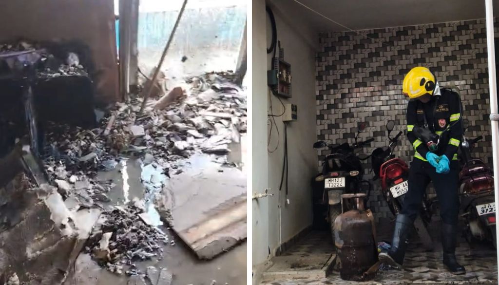 One Dead After Massive LPG Cylinder Blast in Kharadi