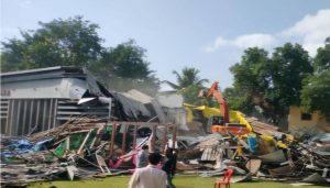 PCMC Razes 12,000 Sq Ft of Illegal Structures at Akurdi's Hotel Majestic
