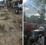 Pune: PMC Stormwater Drainage Work Leaves Handewadi Road Choked with Traffic, Potholes