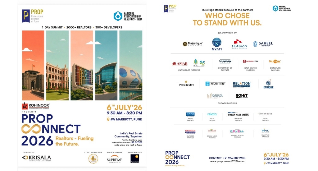 Pune to Host India’s Biggest Real Estate Networking Event PROP CONNECT 2026