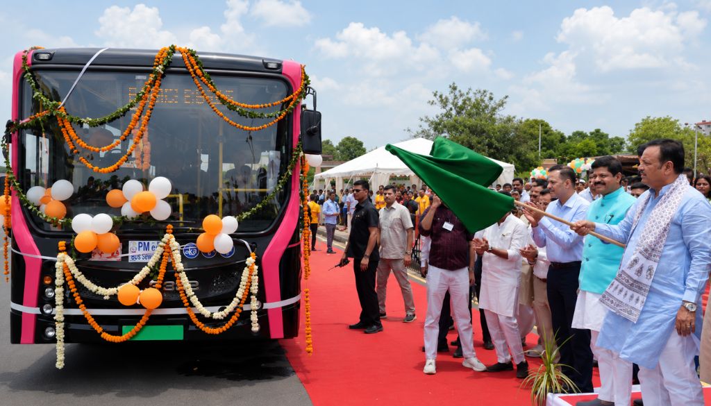 Rajasthan Chief Minister Shri Bhajan Lal Sharma Flags Off EKA Mobility Electric Buses