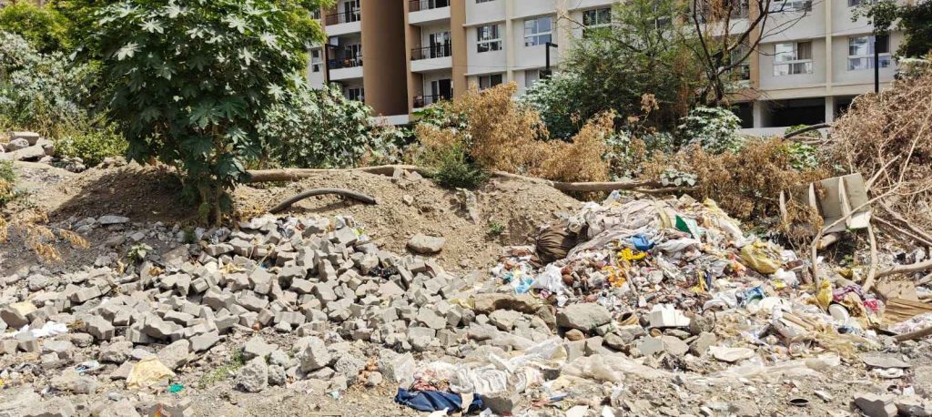 Residents Demand Garden, Compound Wall for Amenity Plot in NIBM Annexe