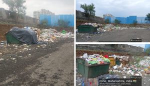 Undri Residents Allege PMC Is Dumping Garbage Near Housing Society