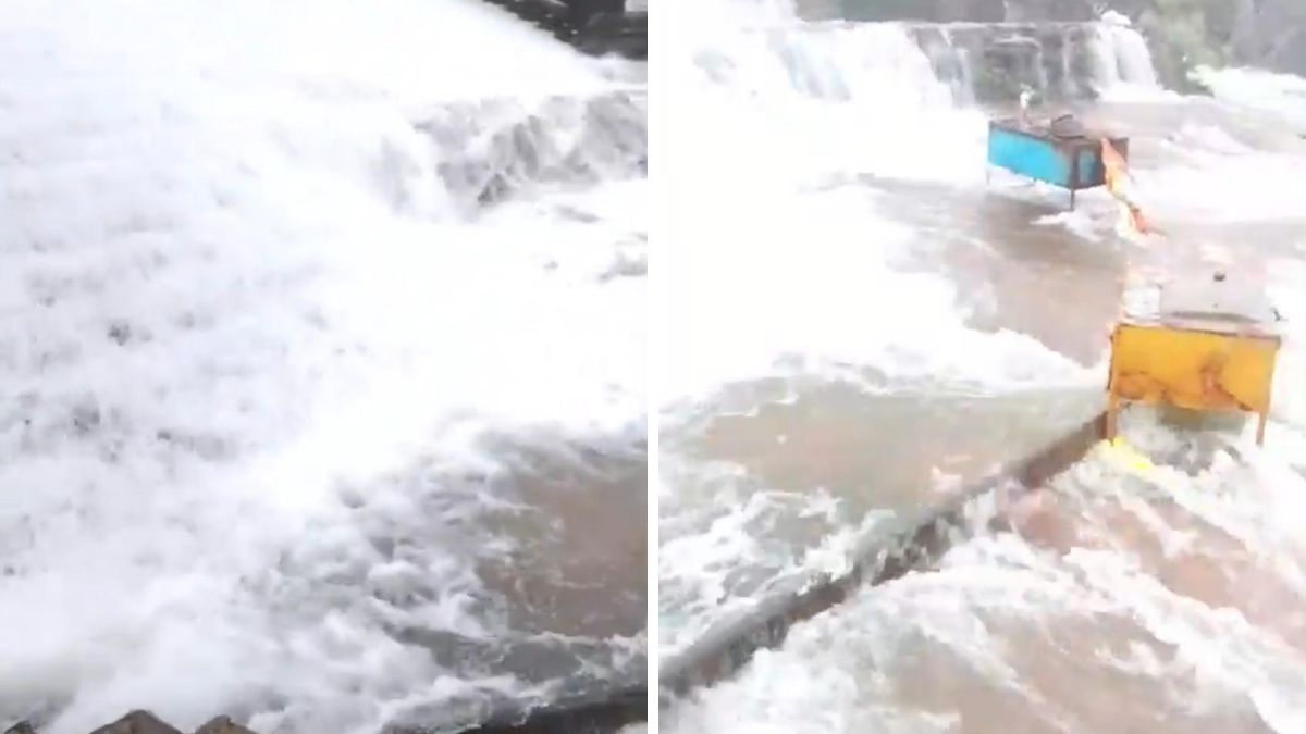 Bhushi Dam Overflows After Three Days of Heavy Rain
