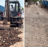 Pune: Diamond Water Park Road Repair Begins in Lohgaon; Corporator Uses Personal Funds