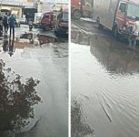 Drainage Water Stagnation Near Pune Railway Station Parcel Office Causes Foul Smell, Commuters Face Hardship