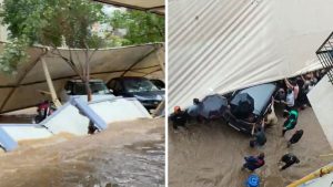 Heavy Rains Breach Compound Walls at Blue Dice Society in Chikhali