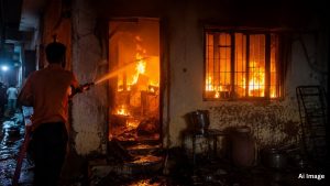Husband Allegedly Sets House on Fire After Domestic Dispute in Pune