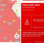 IMD Issues Red Alert for Pune; Extremely Heavy Rain Likely in Next Three Hours