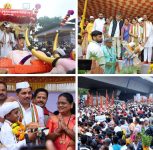 Jagadguru Sant Tukaram Maharaj Palkhi Receives Grand Welcome in Pimpri-Chinchwad; Health Kits and Native Seed Packets Distributed to Warkaris