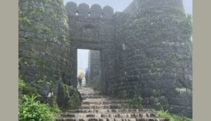 Landslide Near Sinhagad Fort Entrance