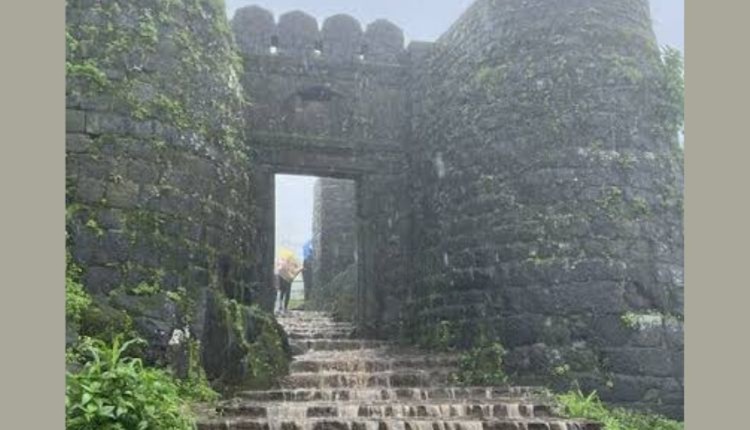 Landslide Near Sinhagad Fort Entrance