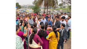 Mayor Ravi Landge Orders Permanent Fix for Kudalwadi's Vishnu Greens Society Garbage