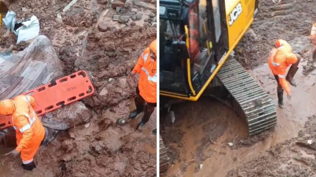 NDRF Deployed After Landslide Buries House in Maval Village