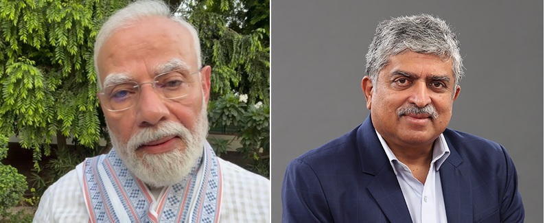 PM Modi Nandan Nilekani