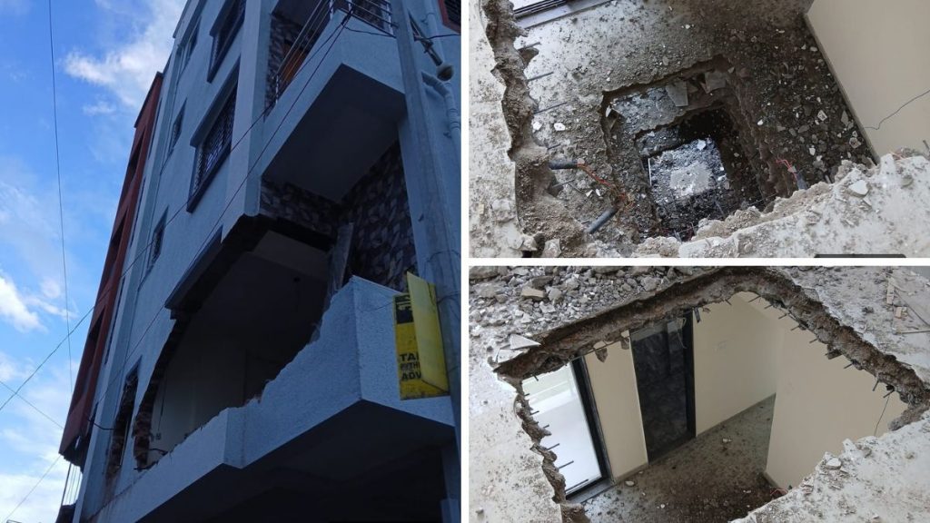 PMC Demolishes 21,400 Sq Ft of Illegal Construction in Lohgaon, Kharadi
