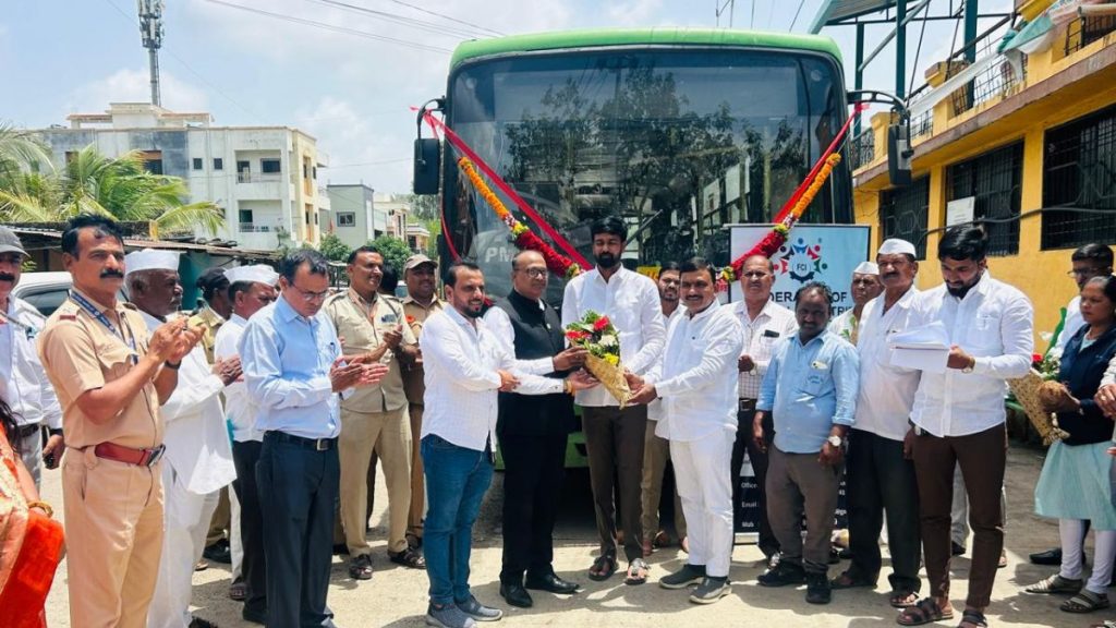 PMPML Rolls Out Six Buses for Chakan MIDC Phase-II After Industry Demand