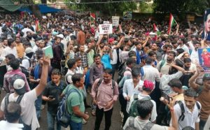 Protesters Clash with Police During Parliament March in Delhi