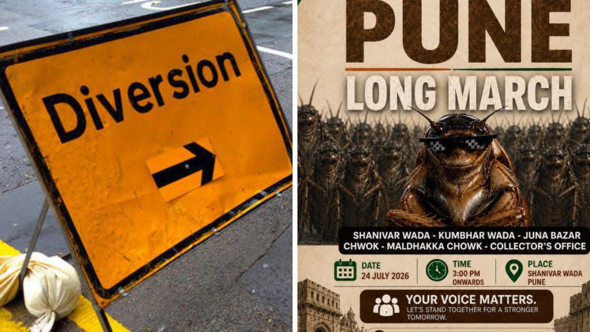 Pune Traffic Diversions From 3 PM Today for CJP Long March