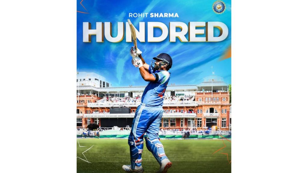 Rohit Sharma Silences Critics with Historic Lord's Century