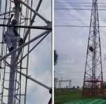 Solapur: Station Master Climbs Kavach Tower at Hotgi Station Alleging Harassment; Railway Officials Rush to Defuse Situation