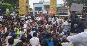 Thousands Protest in Pimpri Against Alleged NEET Paper Leak