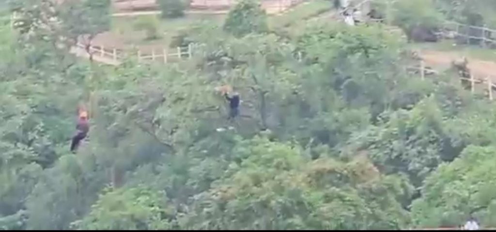 Tourist Safely Rescued After Zipline Gets Stuck Over 3,500-Foot Gorge in Toranmal