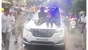 Accused Allegedly Paraded on Police Vehicle Bonnet