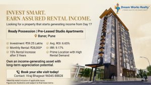 Baner Pre-Leased Studio Apartments Priced at Rs 59.25 Lakh