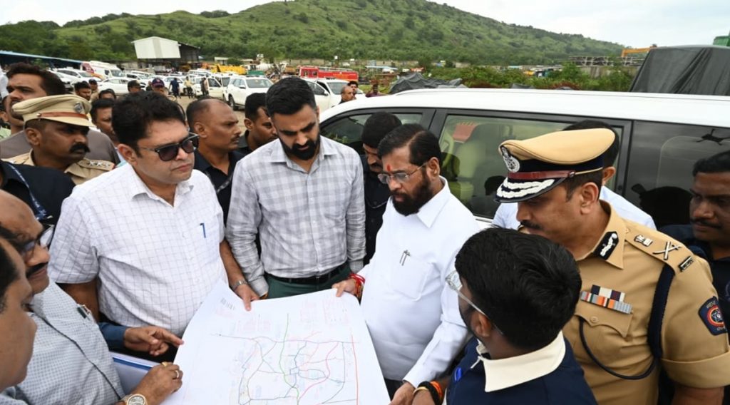 Chakan visit Eknath Shinde