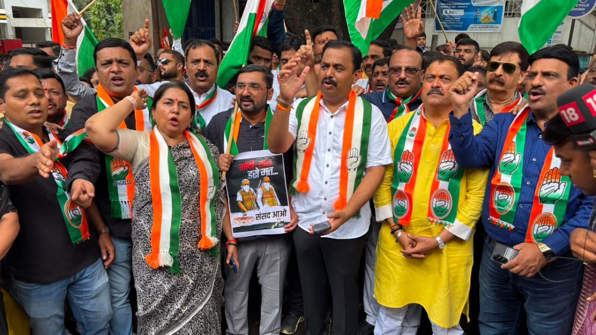 Congress Protests Amit Shah's Pune Visit, Workers Detained by Police