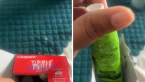 Customer Alleges Zepto Delivered Hair Products Inside Colgate Packet
