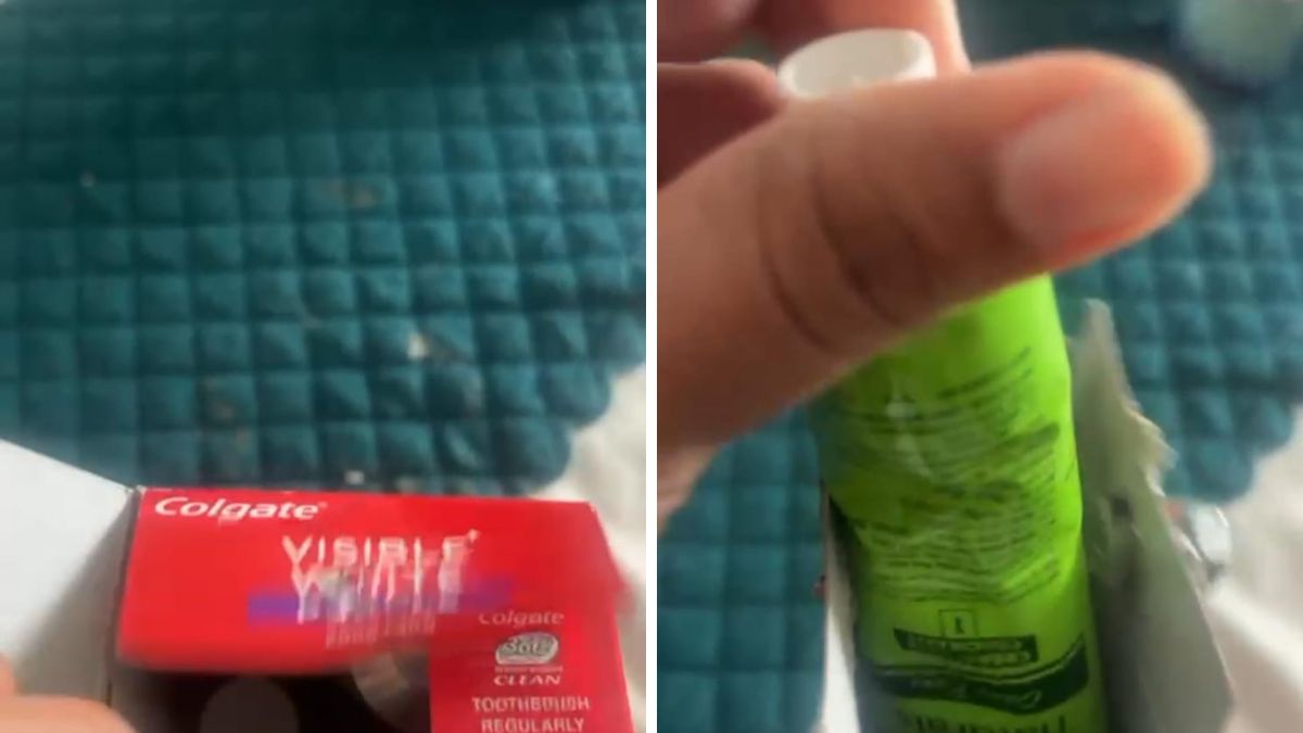 Customer Alleges Zepto Delivered Hair Products Inside Colgate Packet