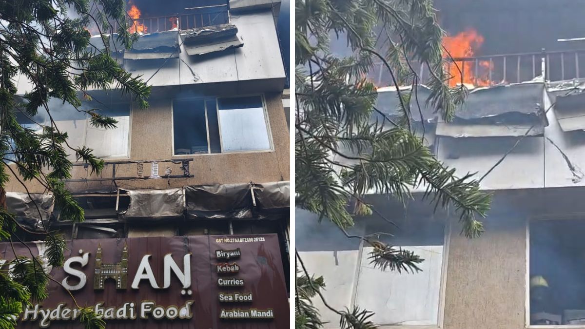 Fire Damages Zeeshan Hyderabadi Biryani Restaurant in Viman Nagar