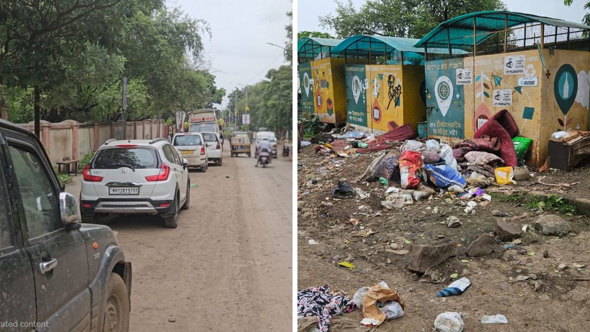 Garbage, Illegal Parking and Safety Concerns Mount at Brahma Avenue Society in Kondhwa