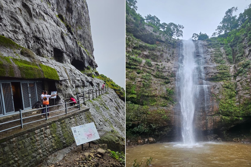 Junnar tourism waterfall cave
